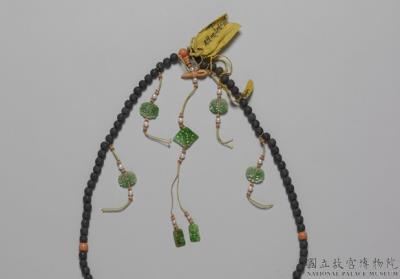 图片[2]-Agarwood Buddhist rosary with “happiness” characters, Qing dynasty (1644-1911)-China Archive